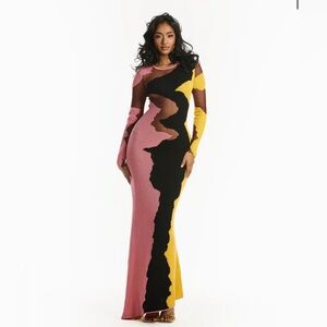 Hanifa Jax Dress - Pink Hues